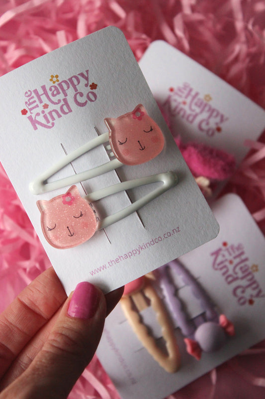 Glitter Kitties Clips
