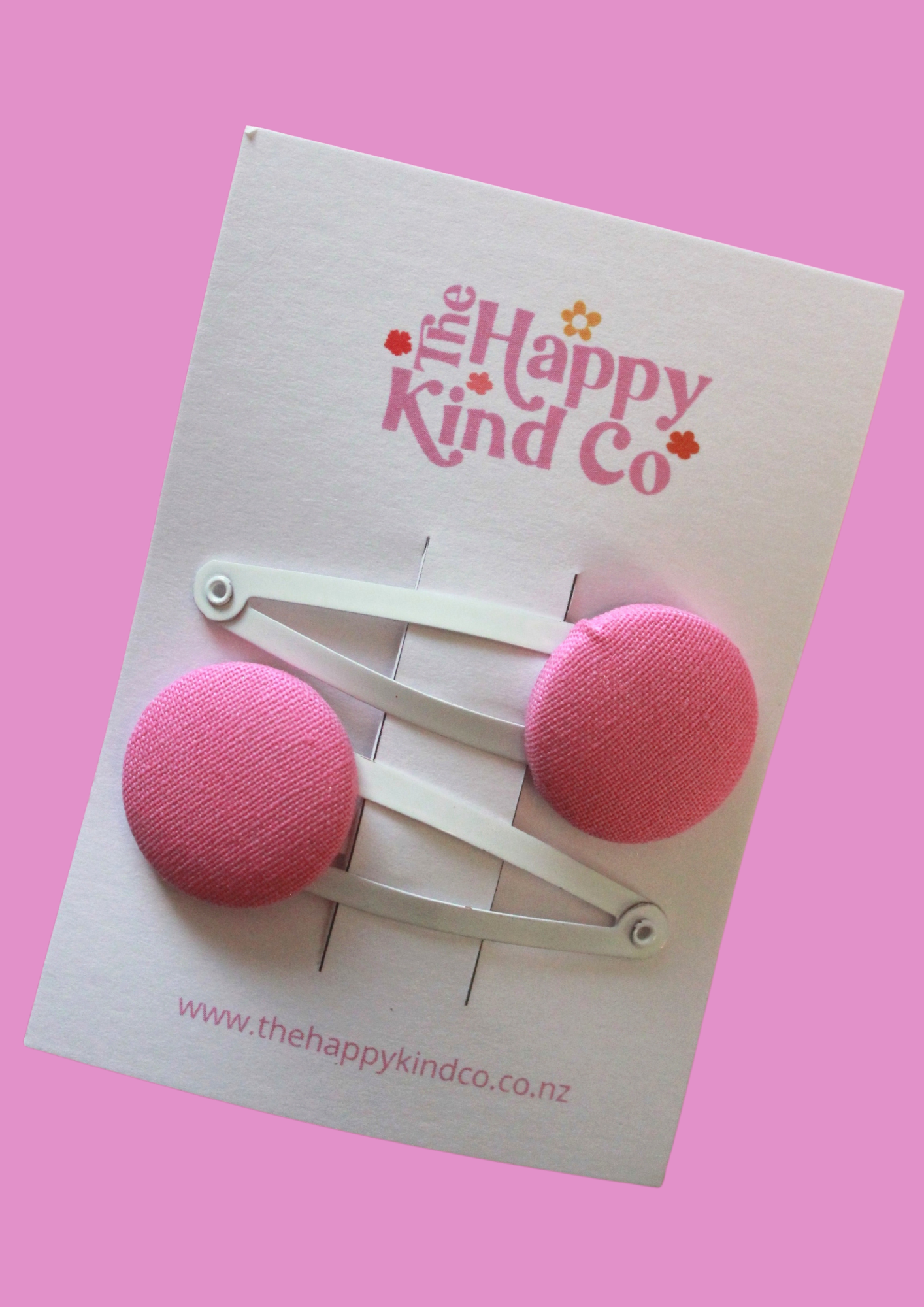 Cute As A Button Sweetheart Rose Button Clips