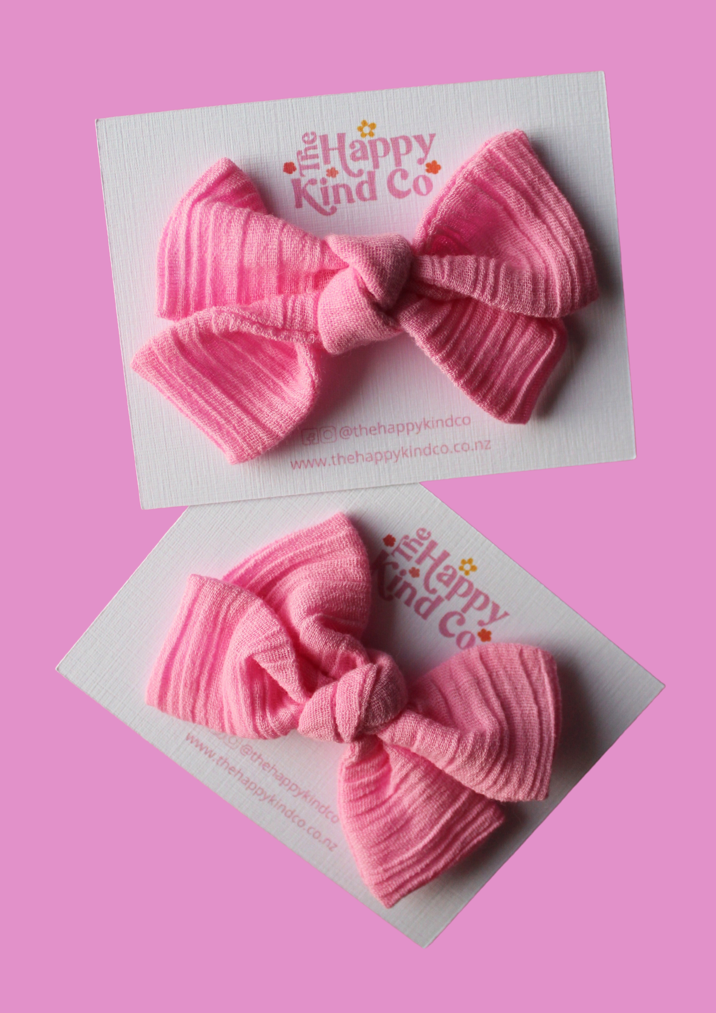 Candyfloss Cheesecloth Scrunch Bow