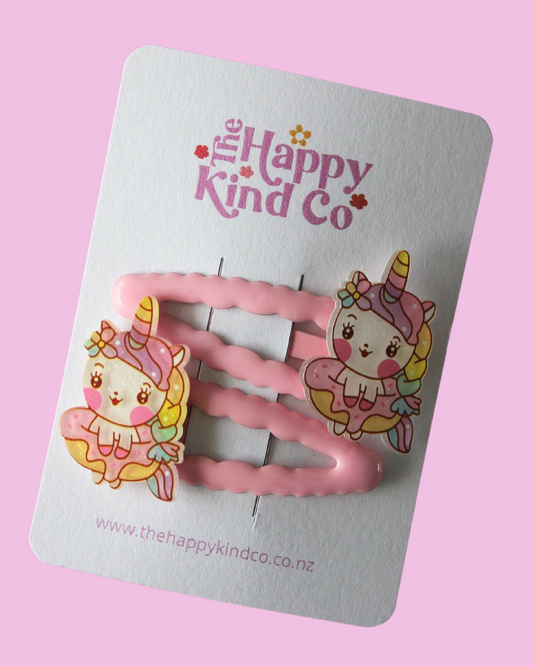 Wavy Unicorn Clips - Dough-lightful