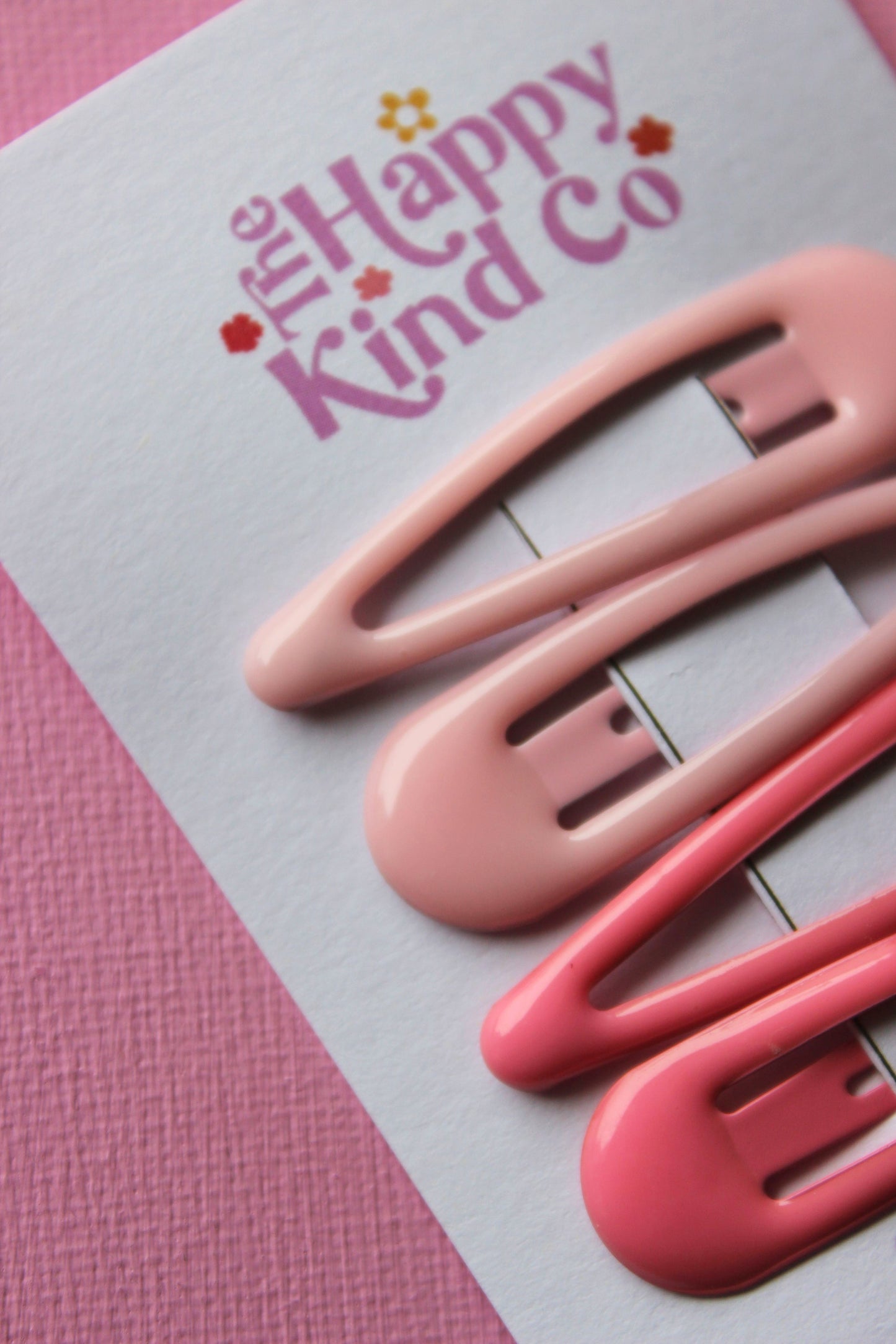 Coral & Pink Jelly School Girl Clips - Free Gift
