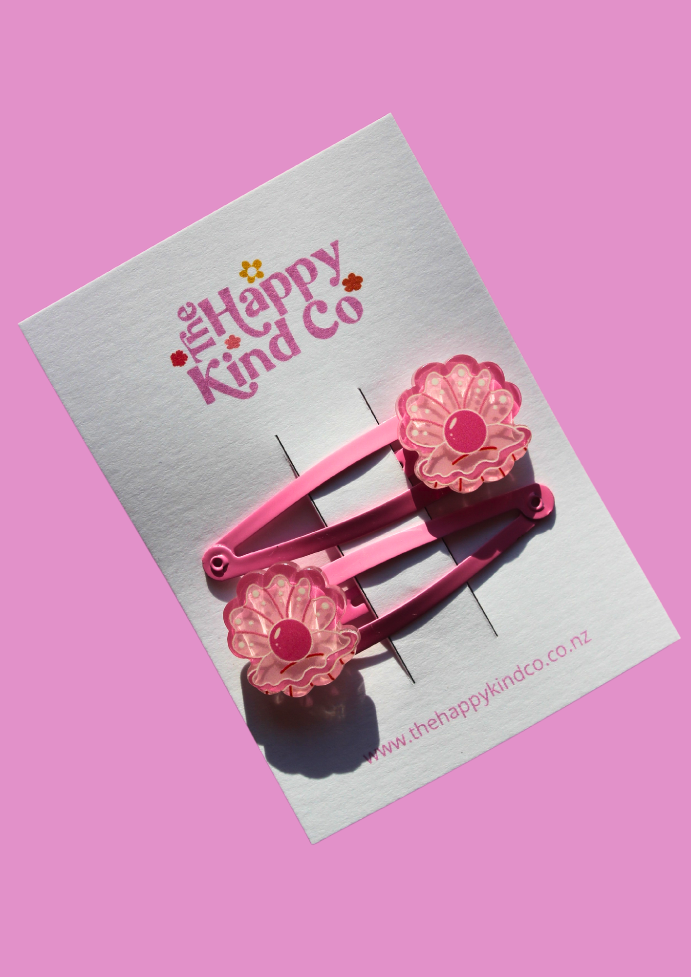 Glam Clam Clips 2 Pack Pink