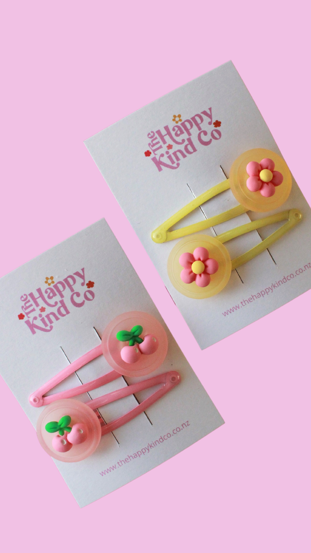 Yellow Blossom Clips 2 Pack