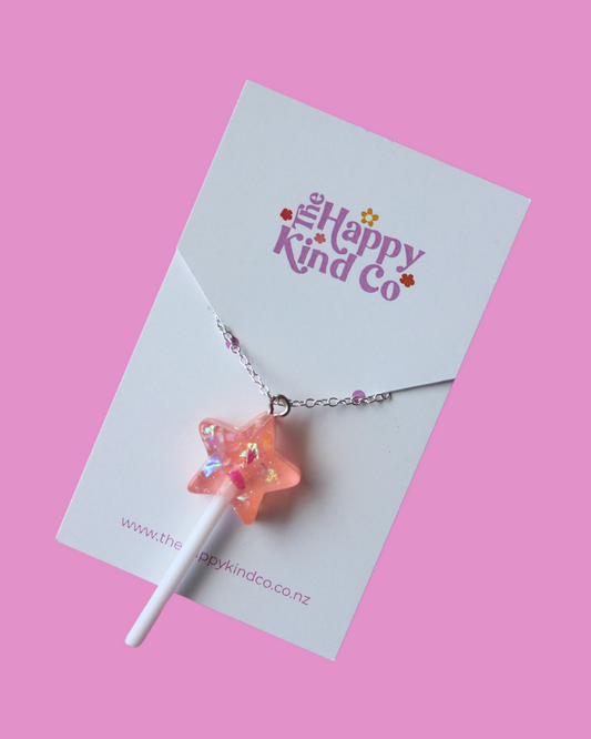Lollipop Star Necklace