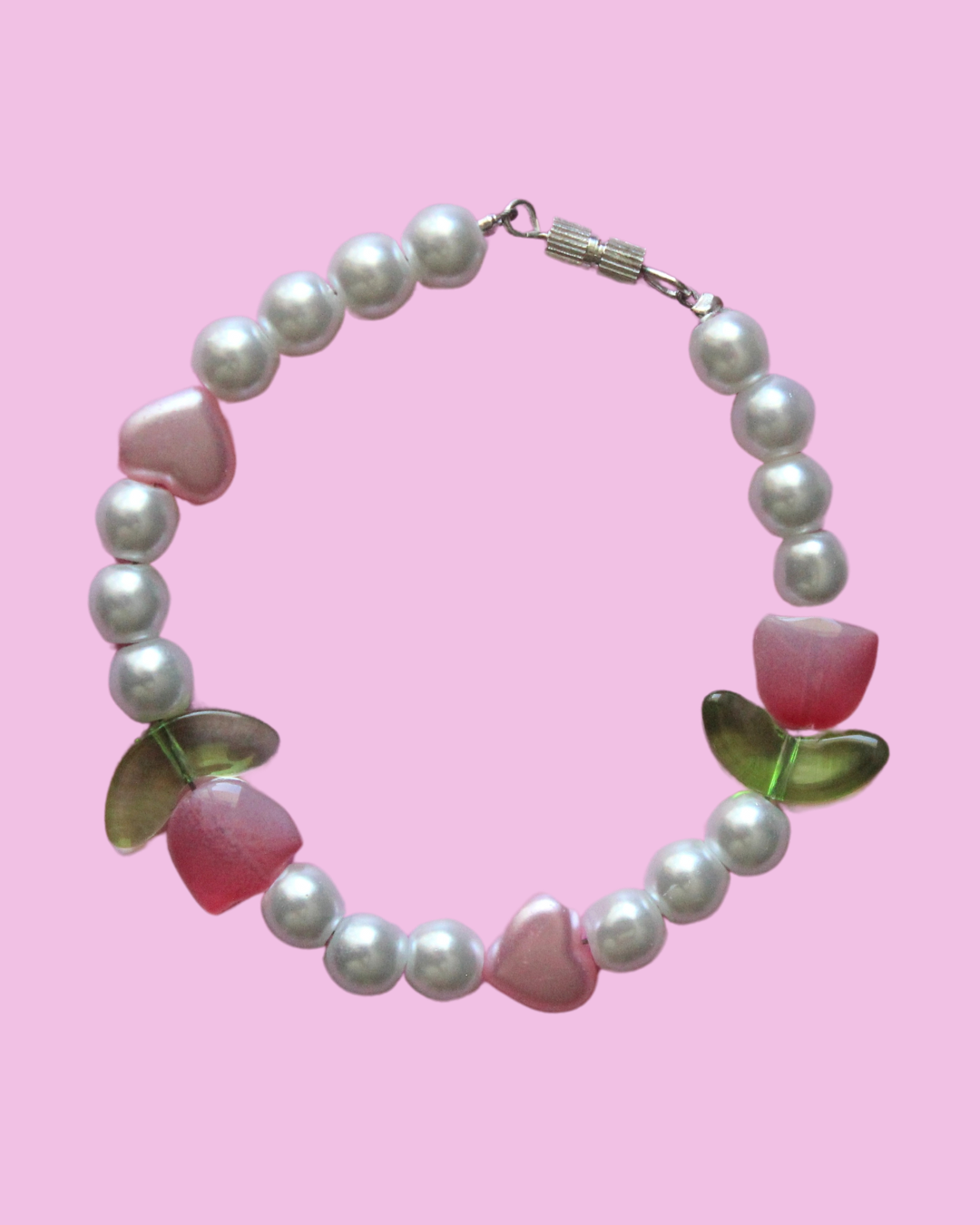 Love-ly Tulip Bracelet Pink