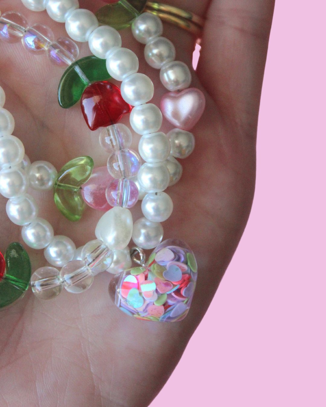 Love-ly Tulip Bracelet Pink