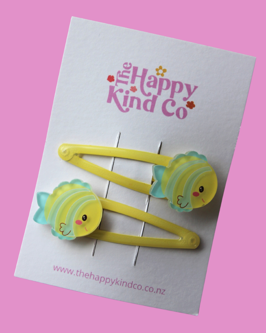 Felix The Fish Clips 2 Pack Yellow