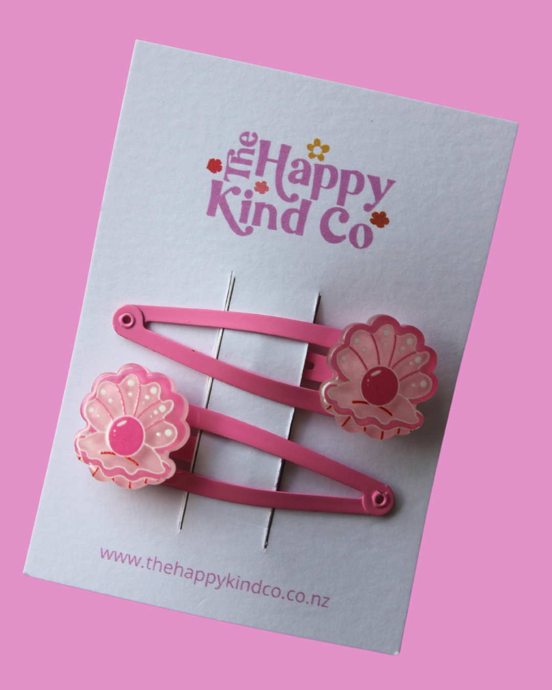 Glam Clam Clips 2 Pack Pink