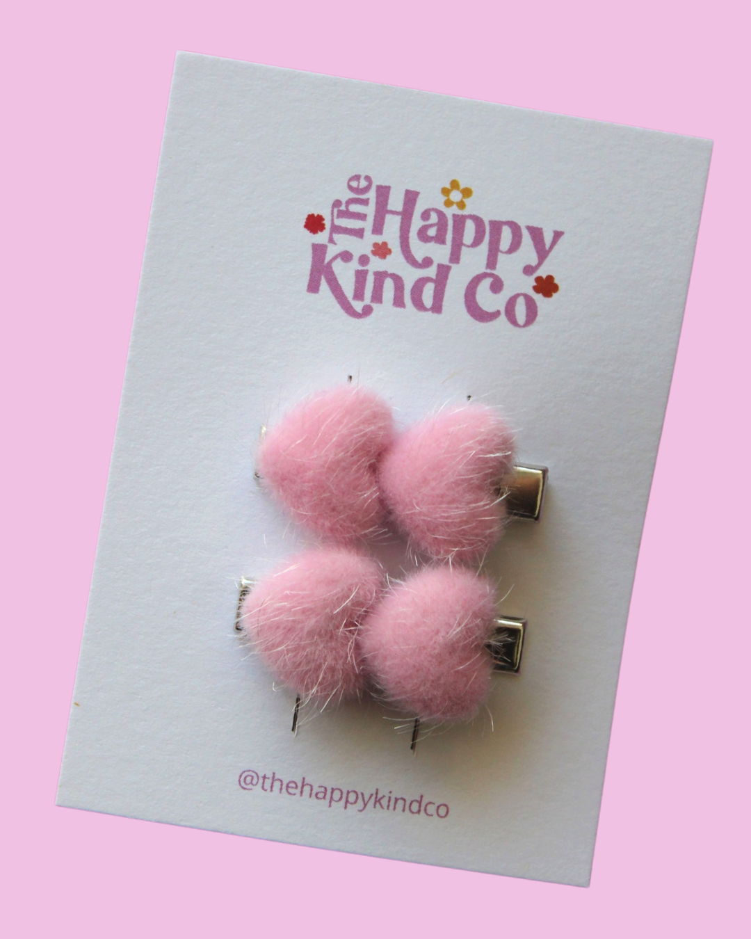 Love Fluffs Heart Stopper Clips - Marshmallow