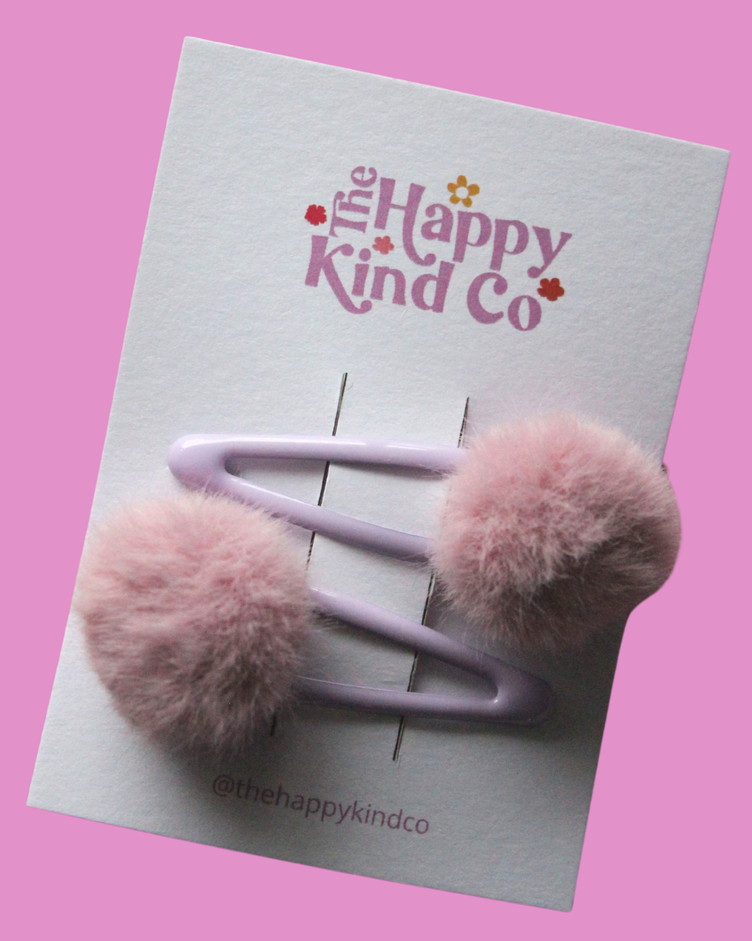 Lavender Fluff Clips