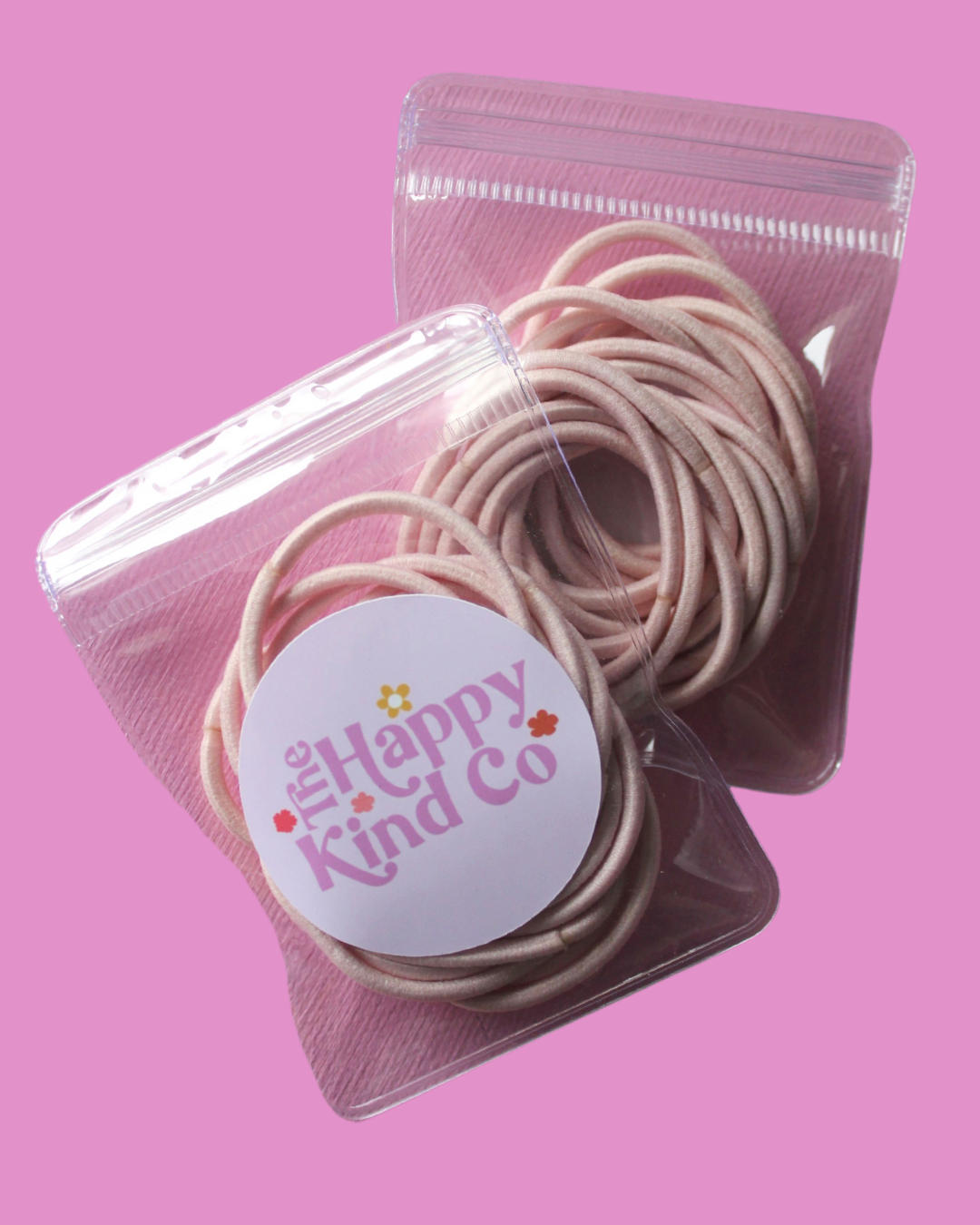 Thick Hair Ties 15 Pk - Marshmallow