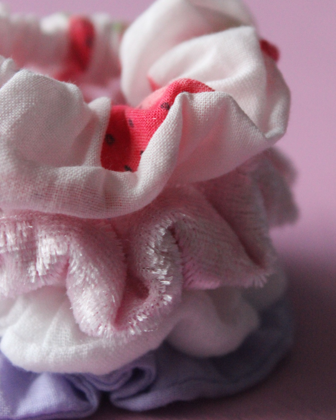 Creamy Lavender Toddler Scrunchie