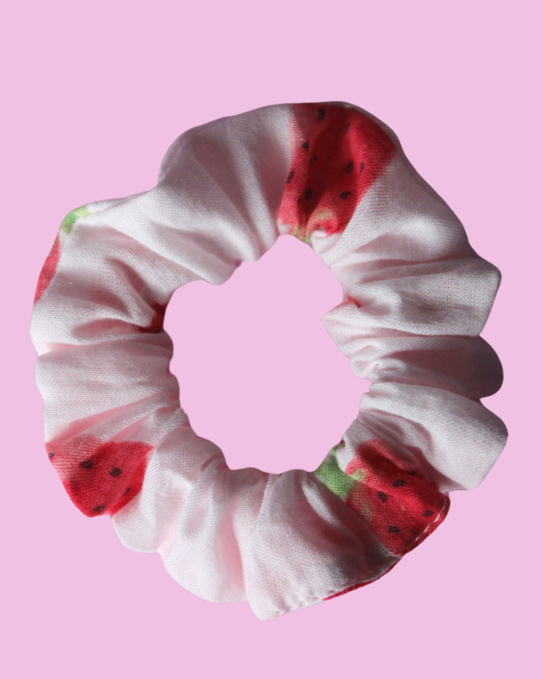 Strawberries 'n' Cream Toddler Scrunchie