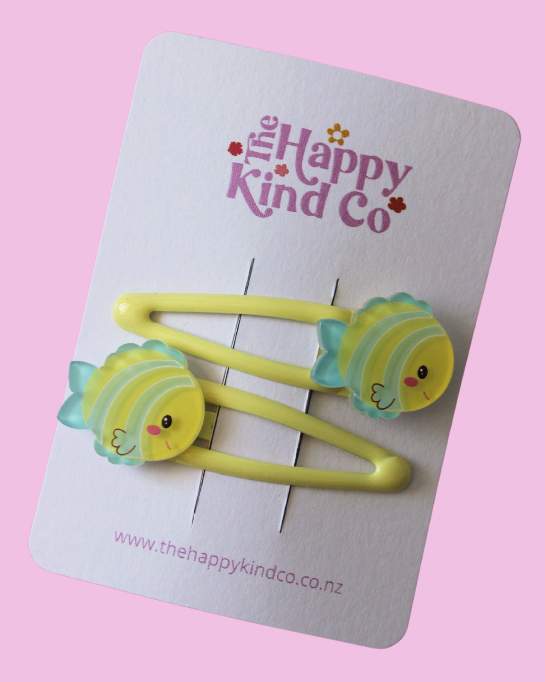 Felix The Fish Clips 2 Pack Yellow