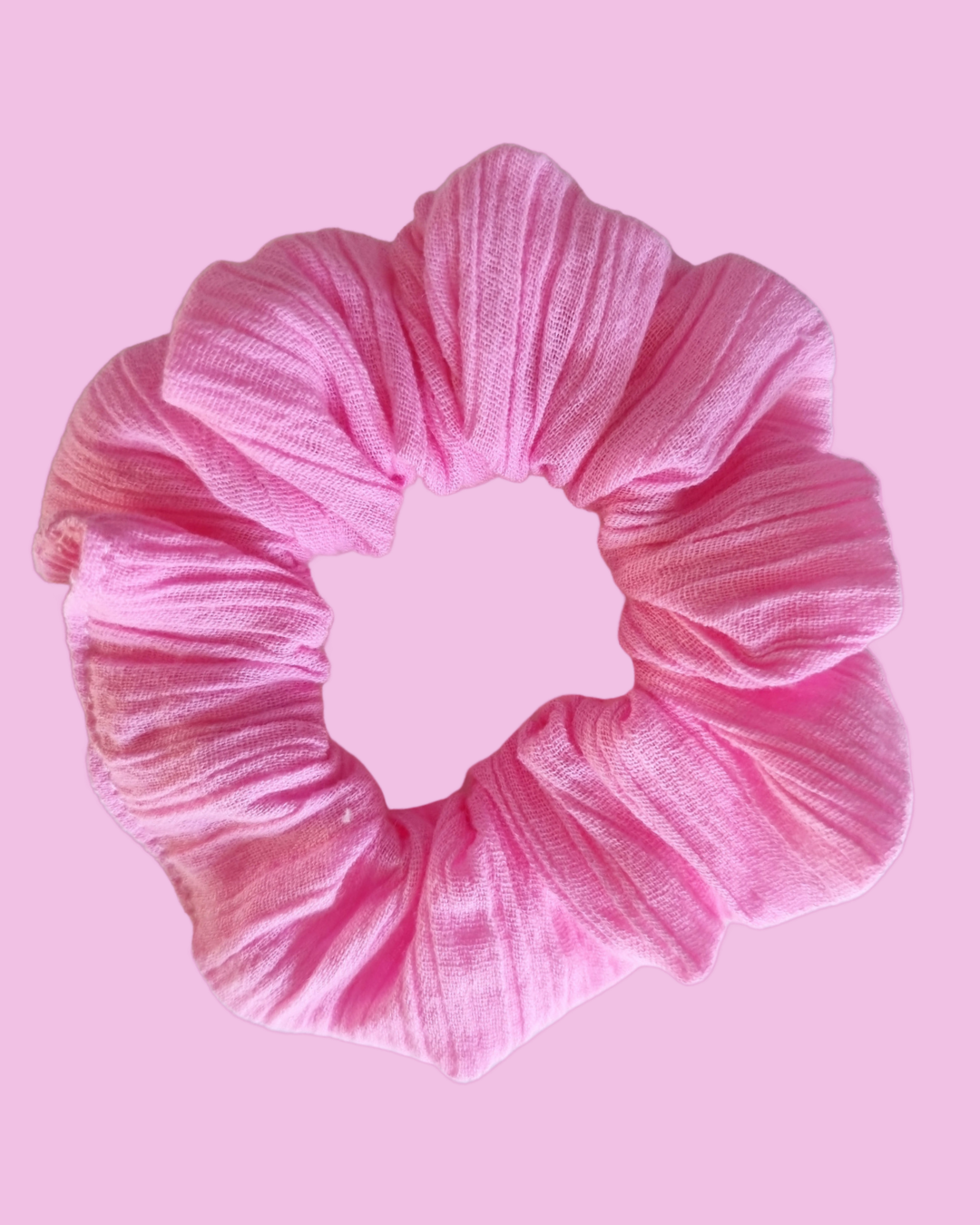 Deluxe Candyfloss Cheesecloth Scrunchie