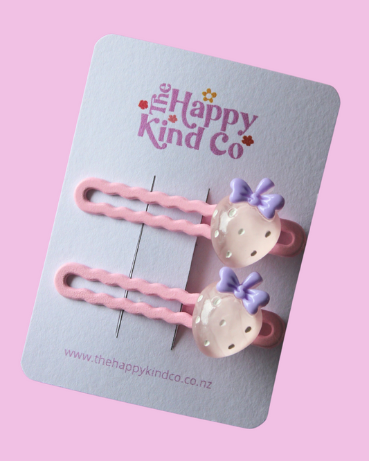 Wavy Berry Lush Clips - Fairyfloss