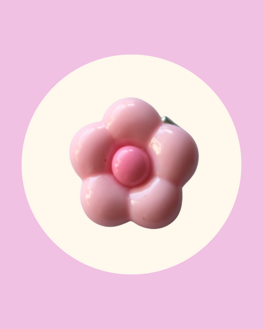 Marshmallow Flower Clip Pop