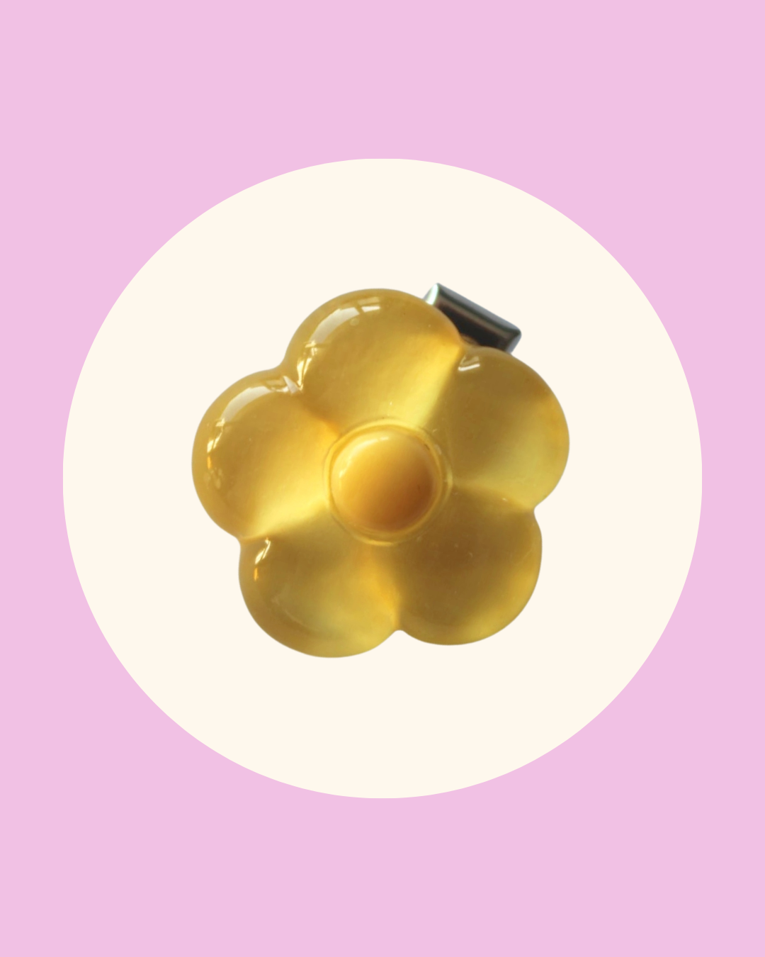 Sunshine Jelly Flower Clip Pop
