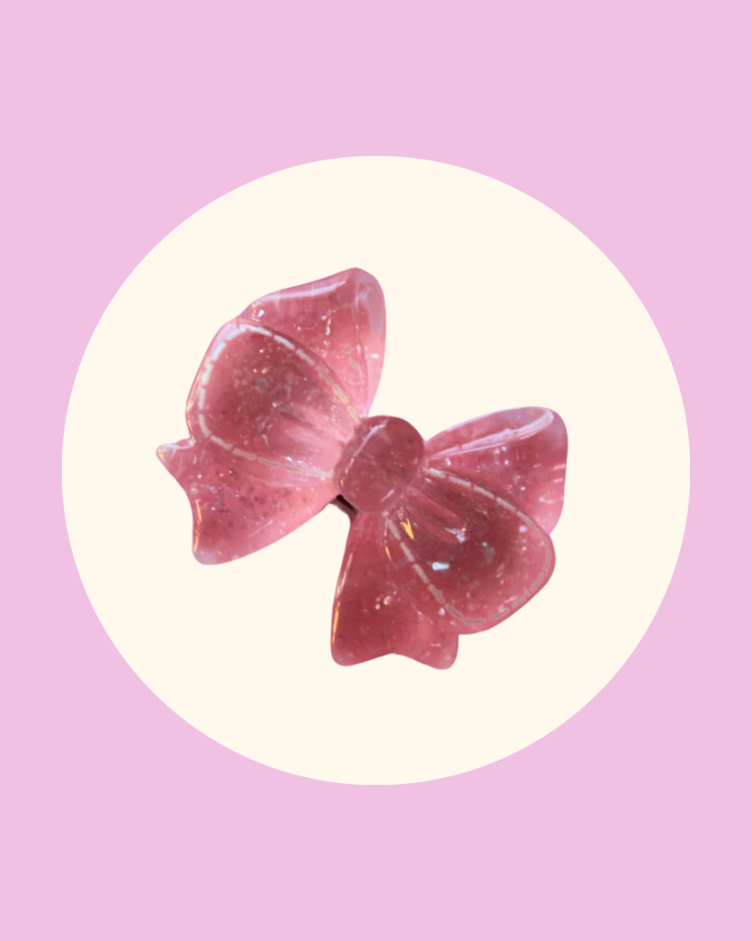 Shimmer Bow Clip Pop