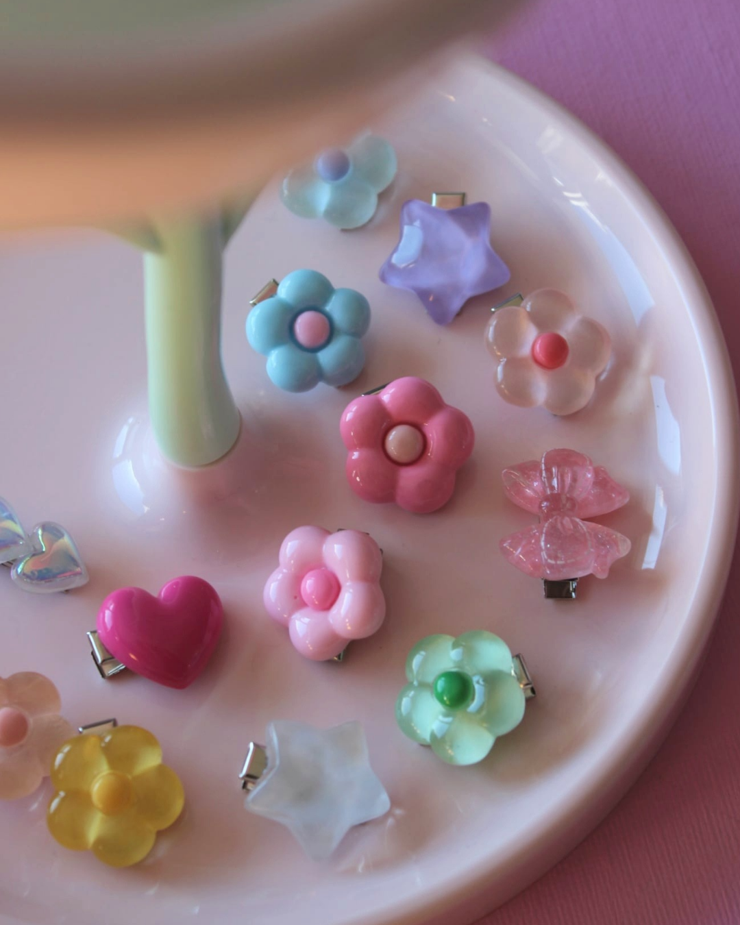 Shimmer Bow Clip Pop