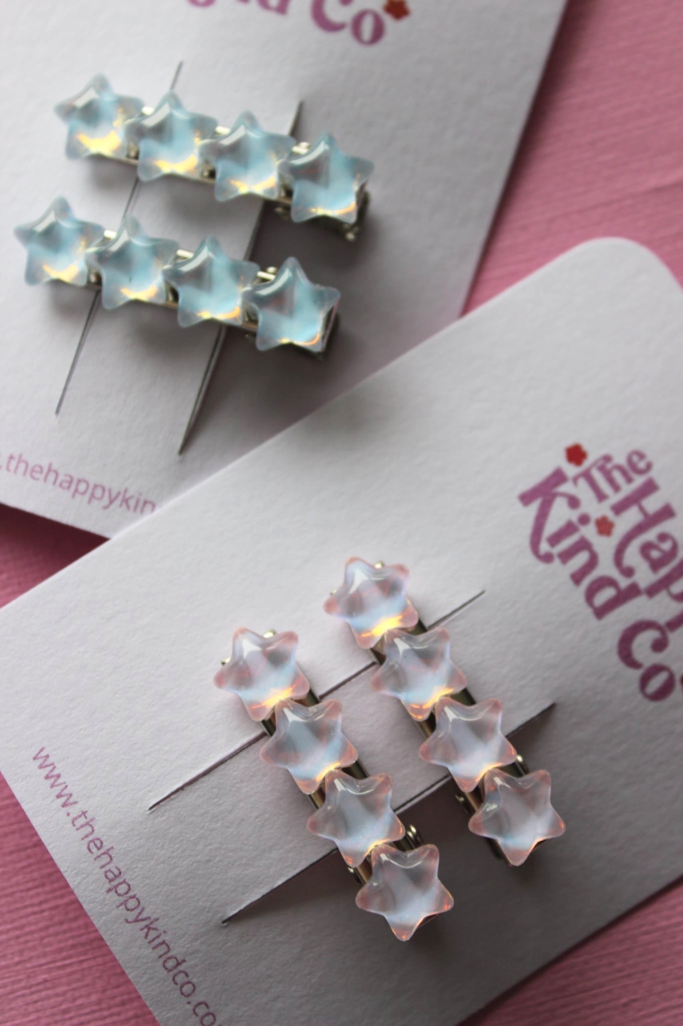 Milky Way Toddler Clips - Moonstone