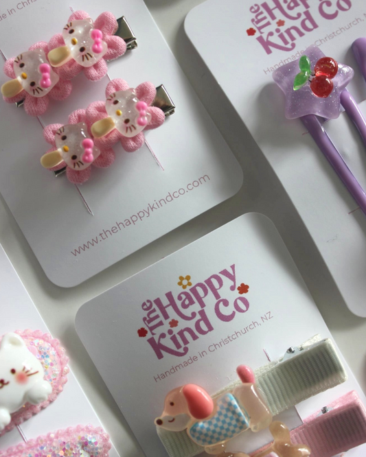 Kitty Popsicle Mini Clips