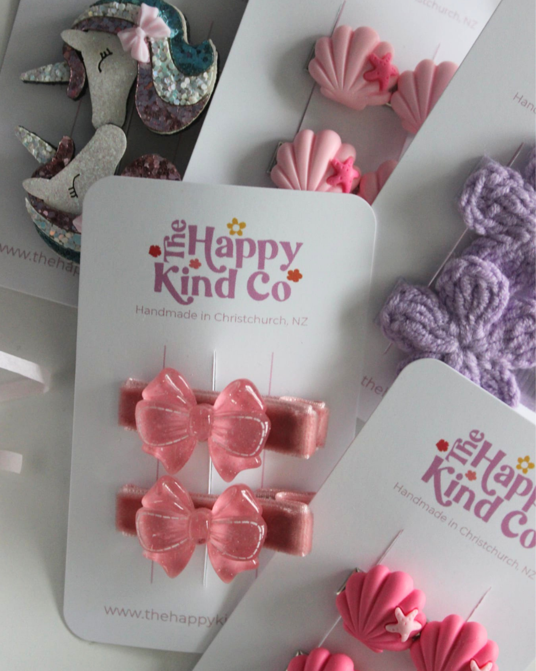 Mermaid Shell Mini Clips