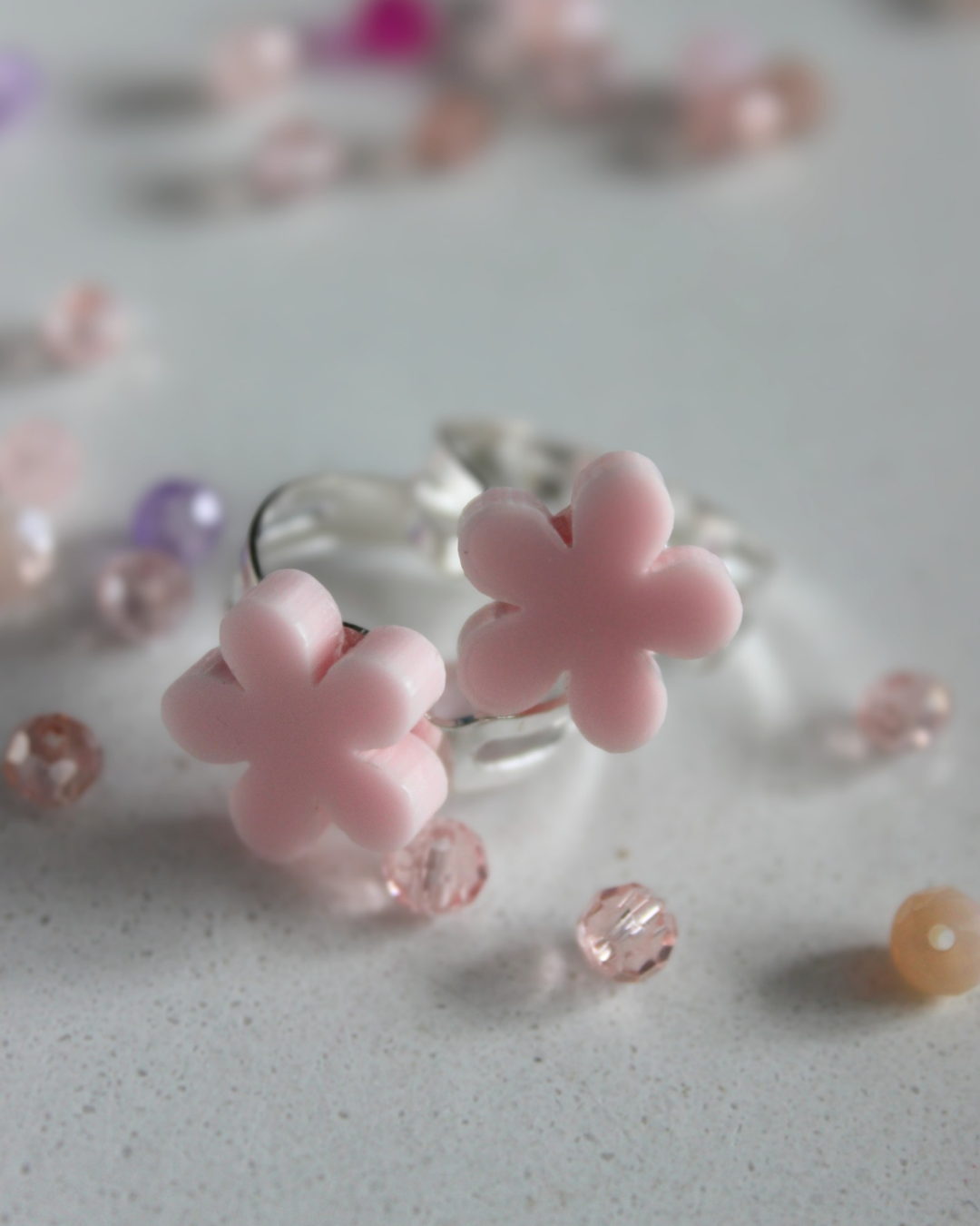 Blush Daisy Ring