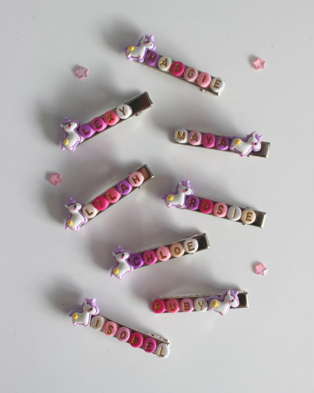 Magical Unicorn Name Clips