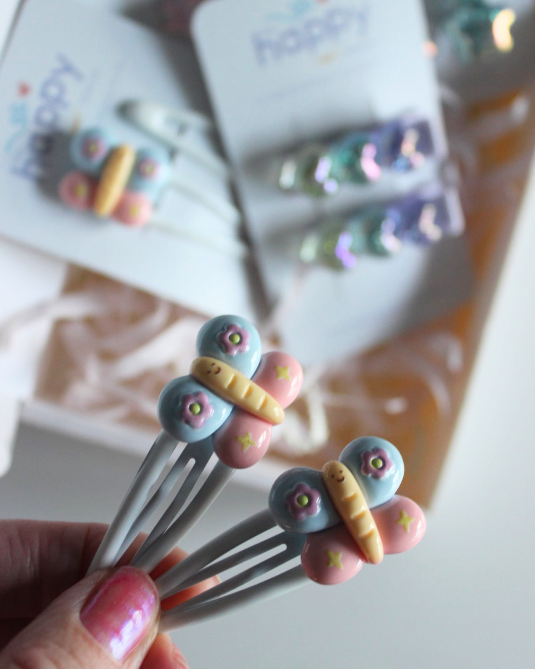 Butterfly Bloom Snap Clips