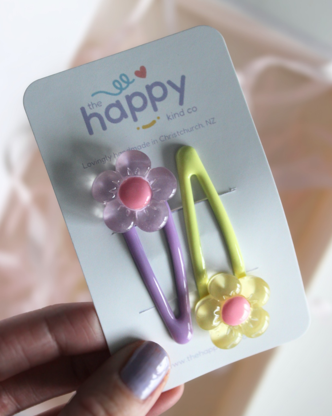 Passionfruit Jelly Flower Snap Clips