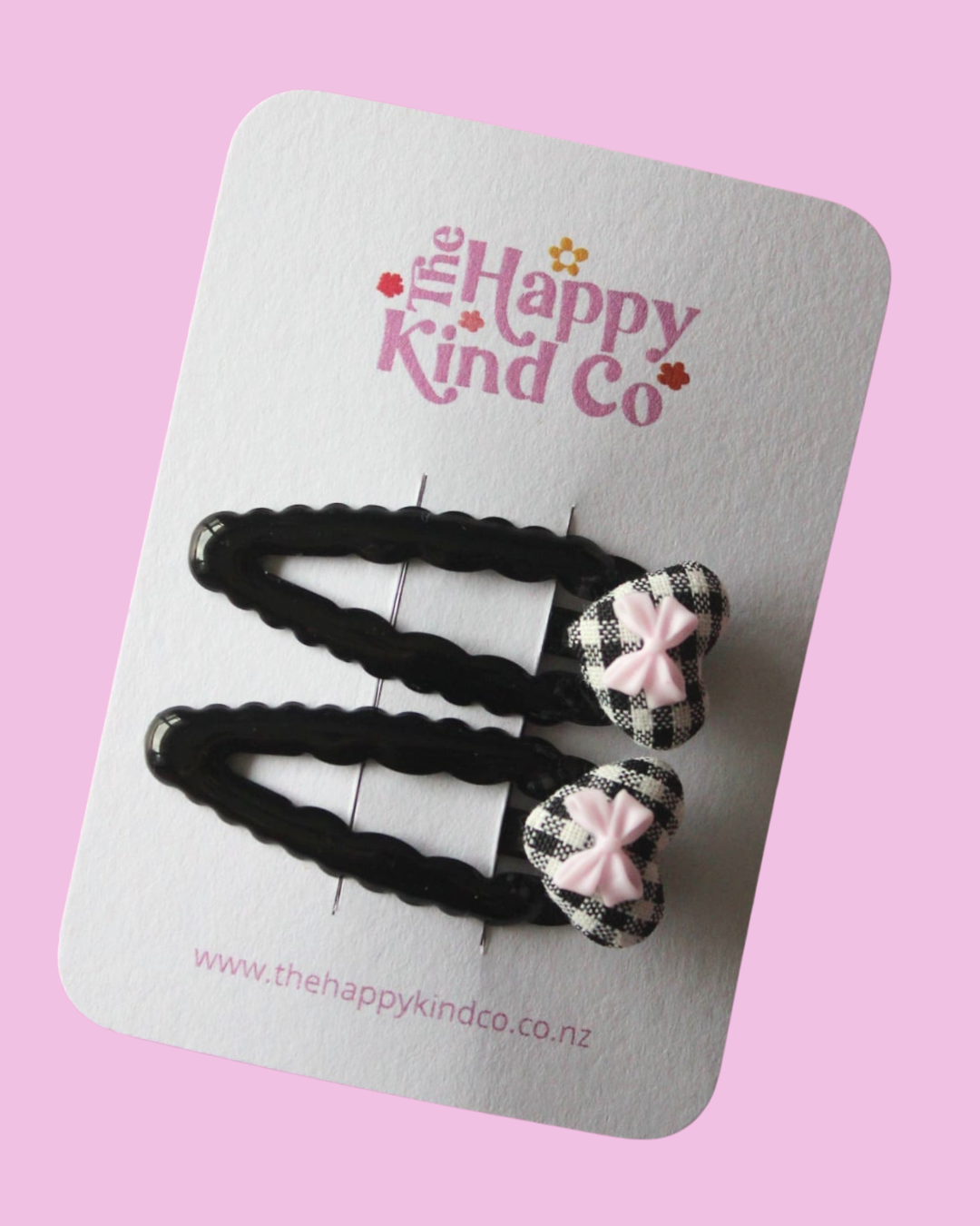Gingham Chic Clips
