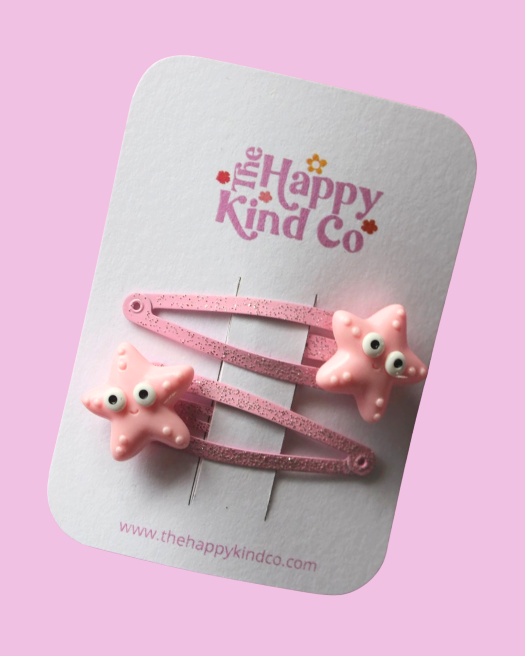 Sparkly Sea Star Clips