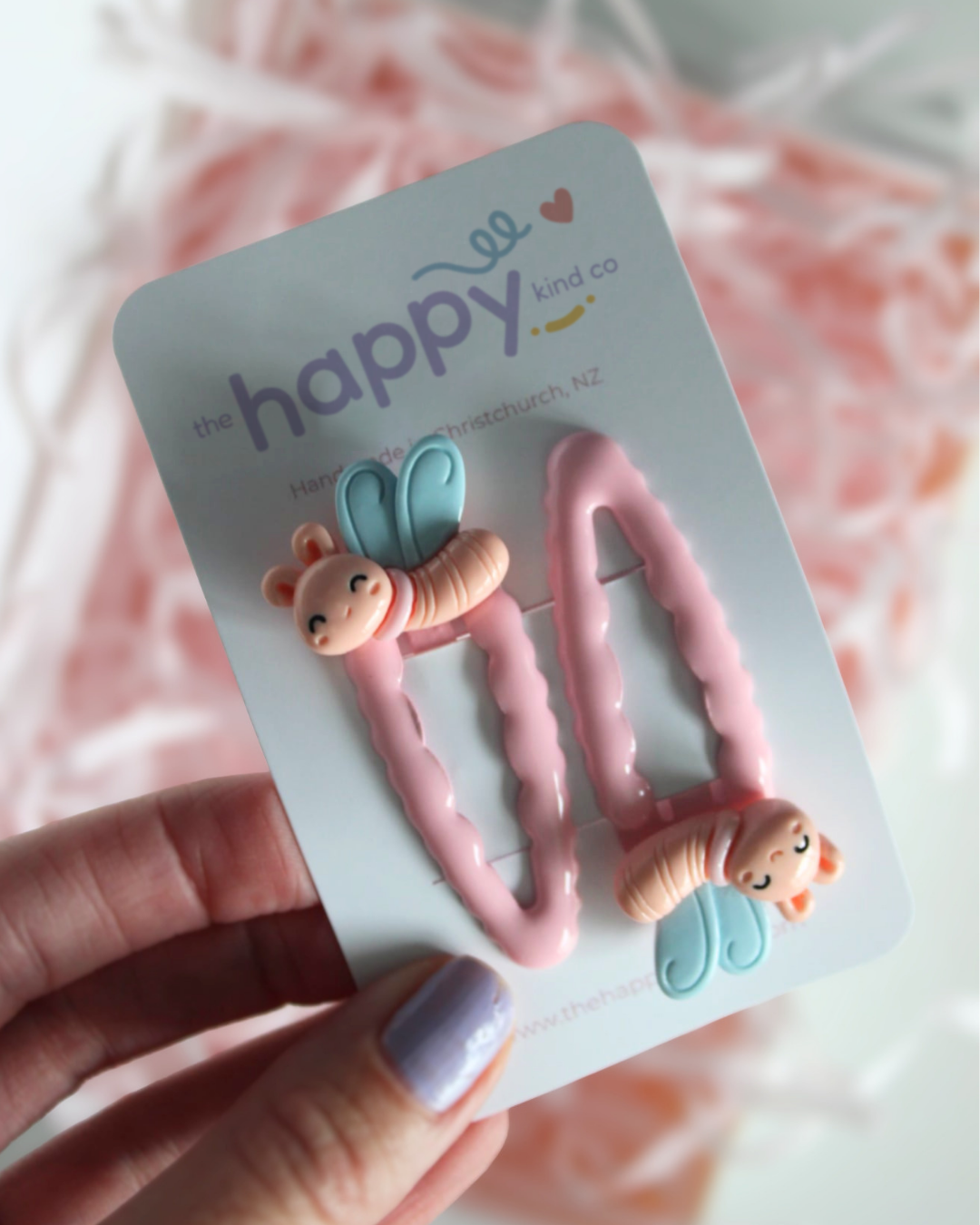 Wavy Flutterflies Snap Clips