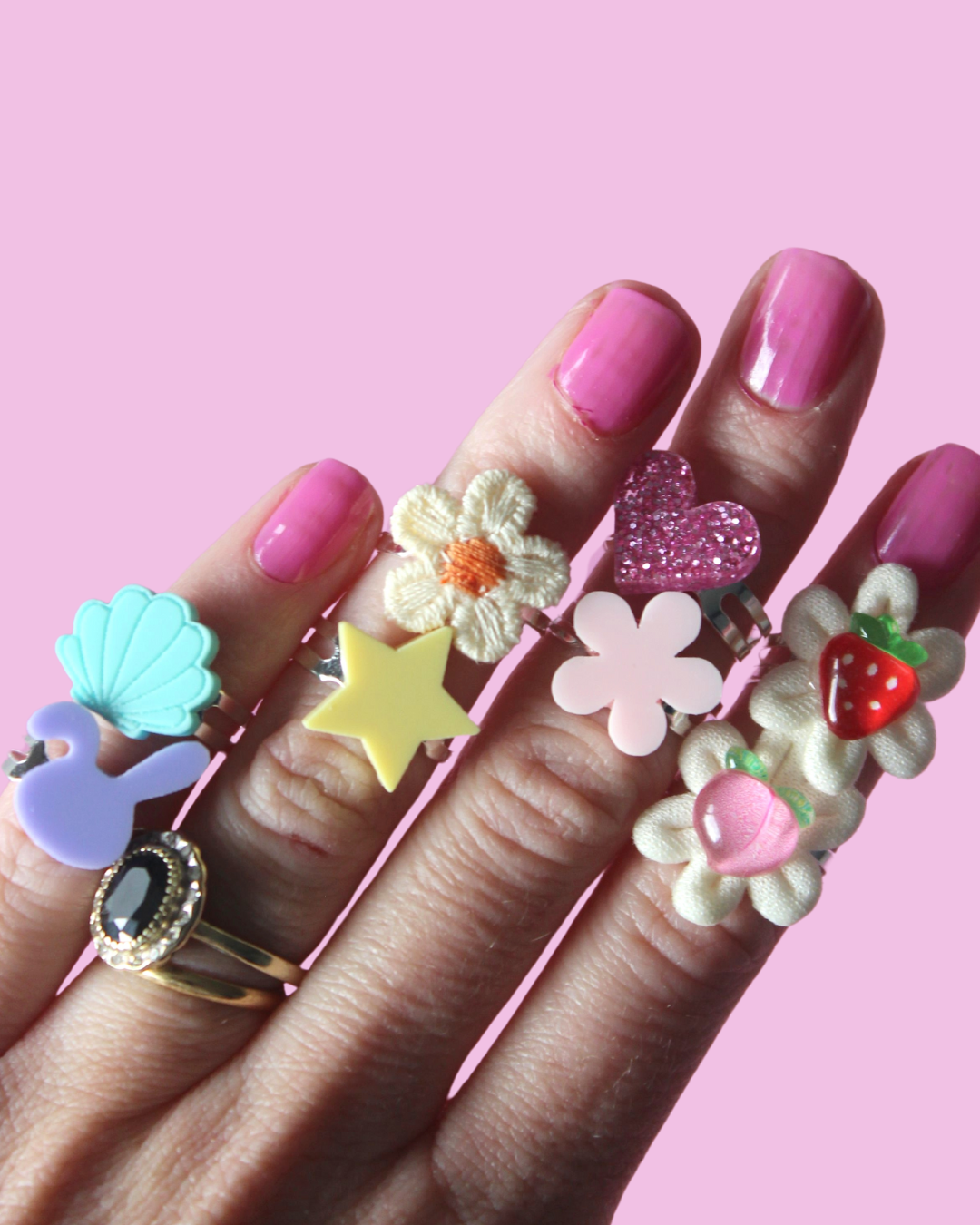 Baby Bunny Statement Ring