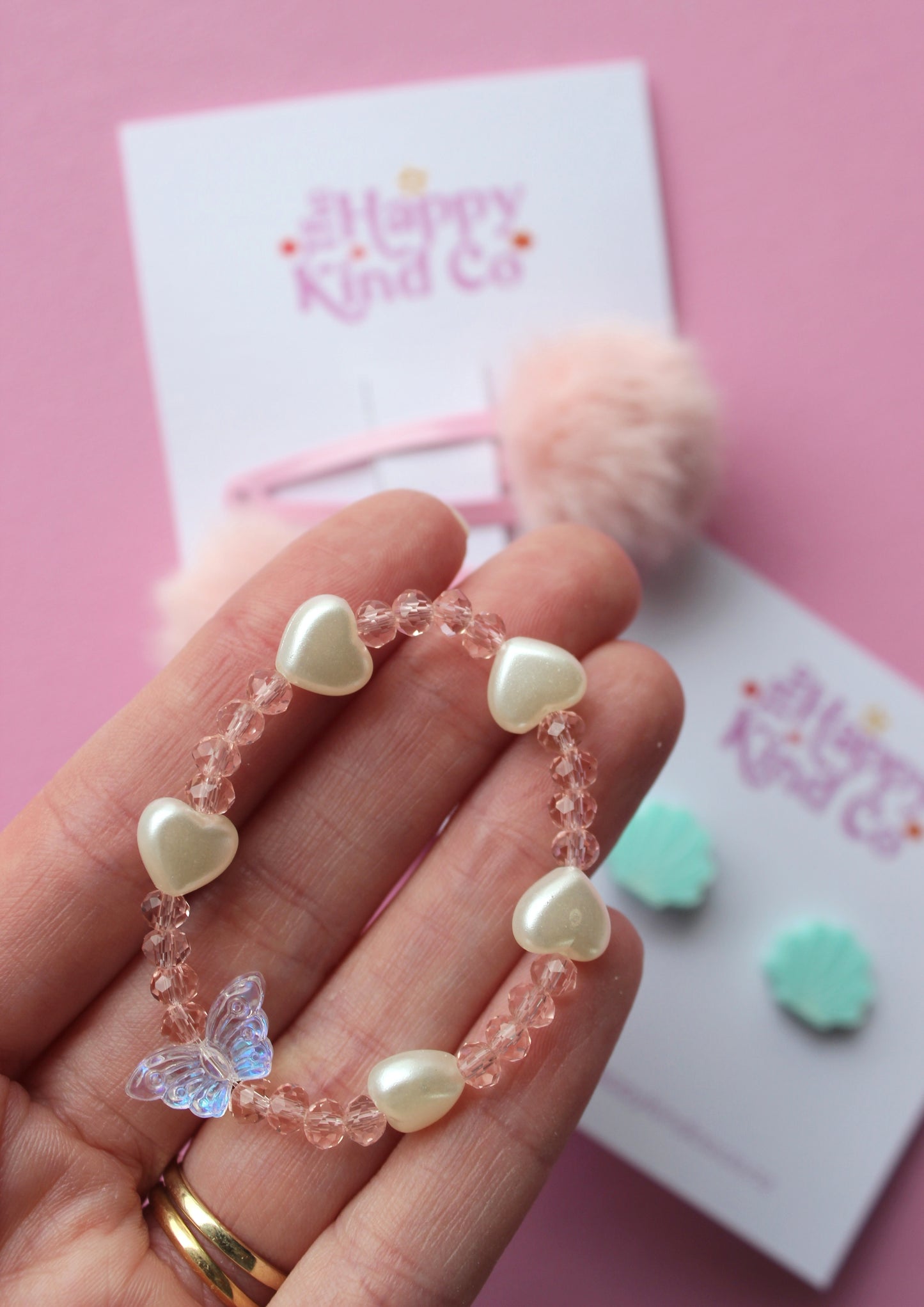 Pastel Heart Bracelet