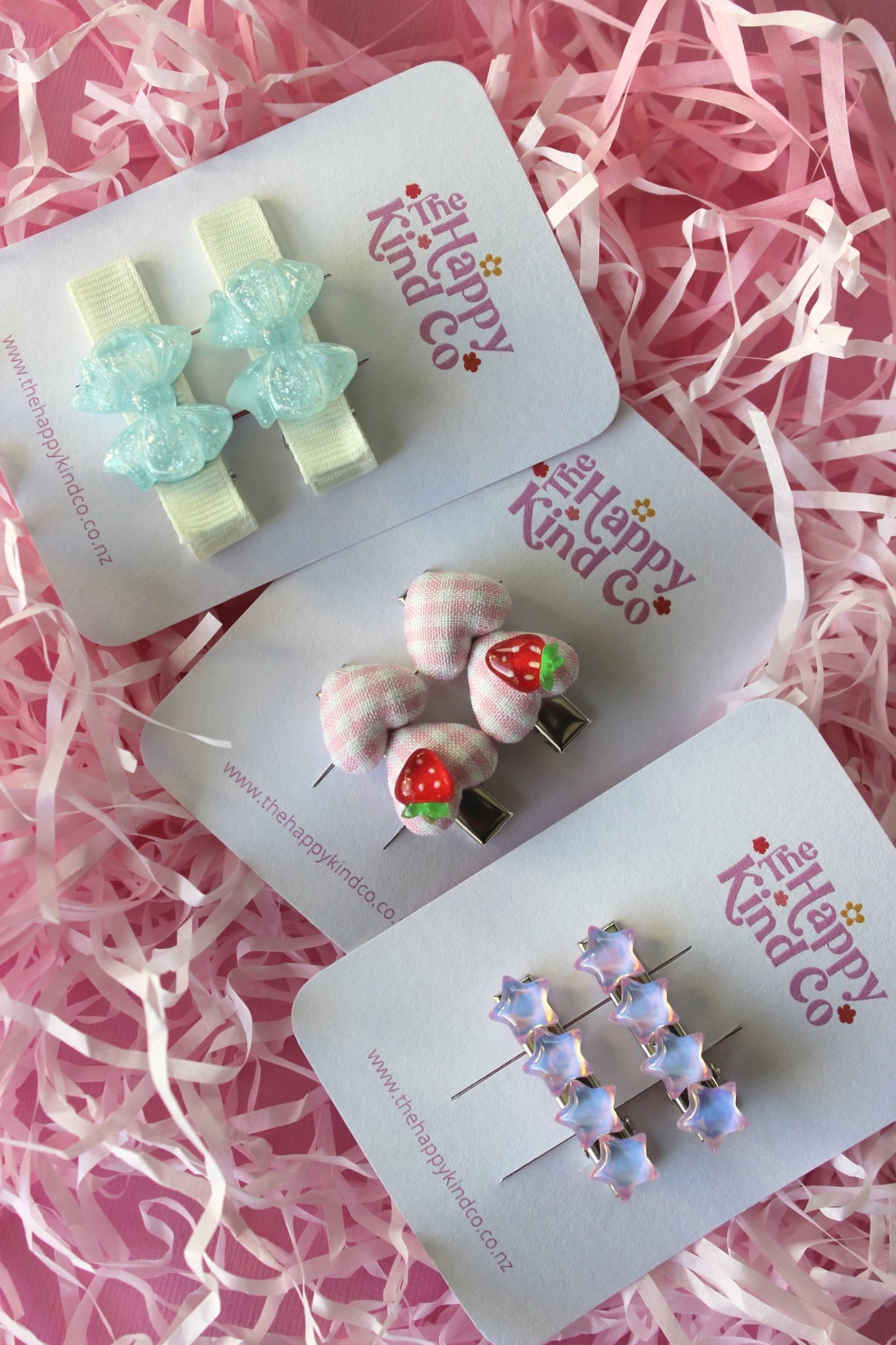 Dreamy Sky Ballet Bow Clips