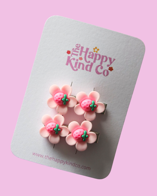 Berry Bloom Clips