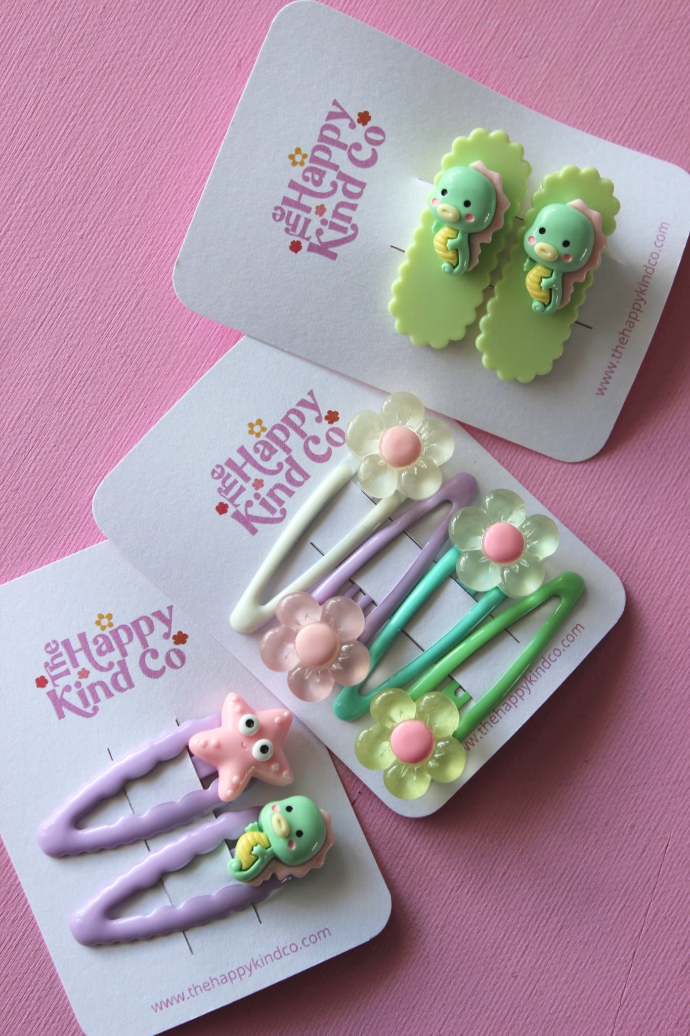 Scalloped Seahorse Clips