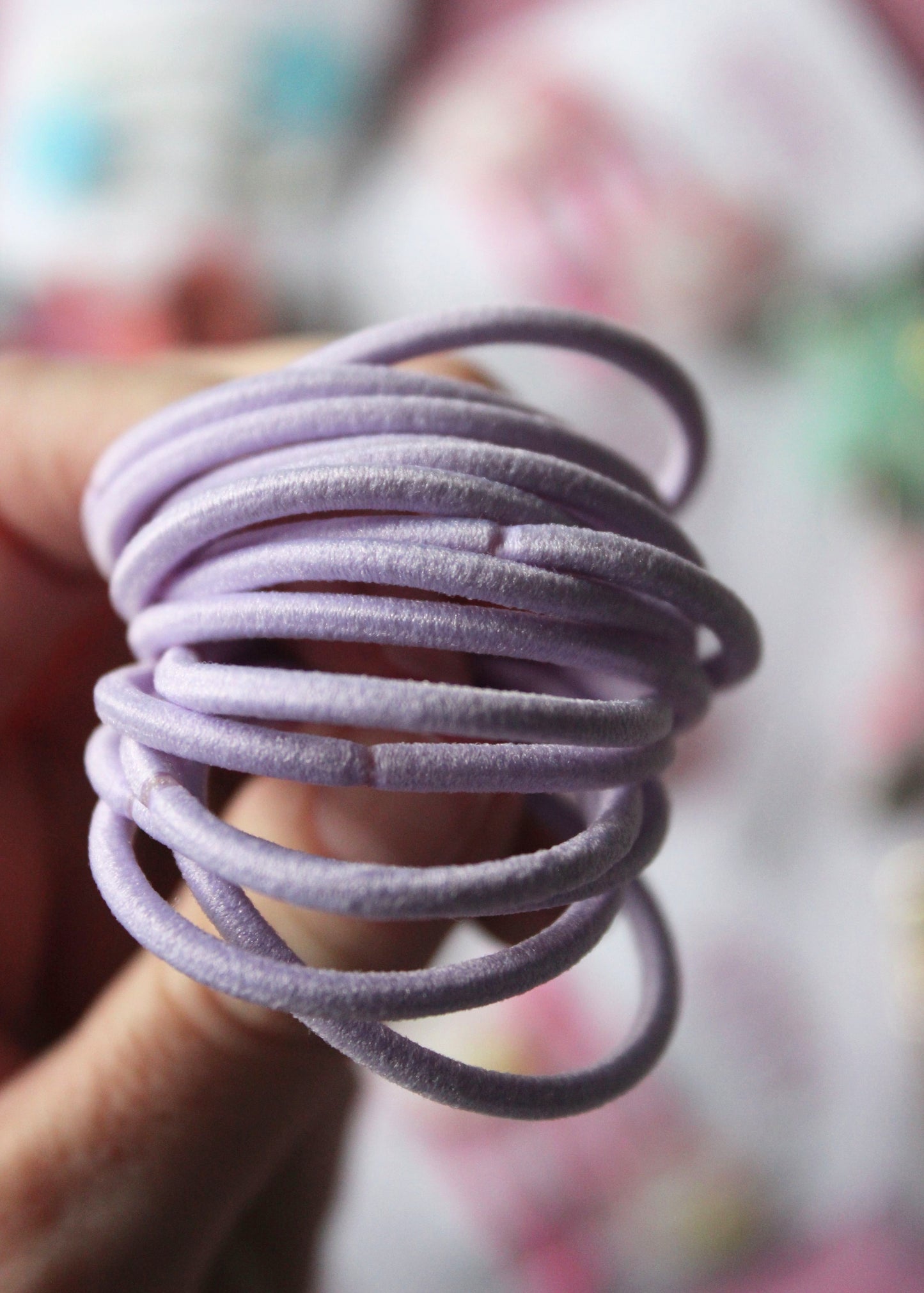 Thick Hair Ties 15 Pk - Milk