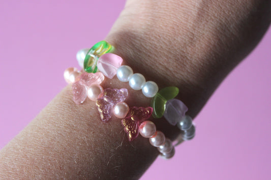 Flower & Pearls Bracelet