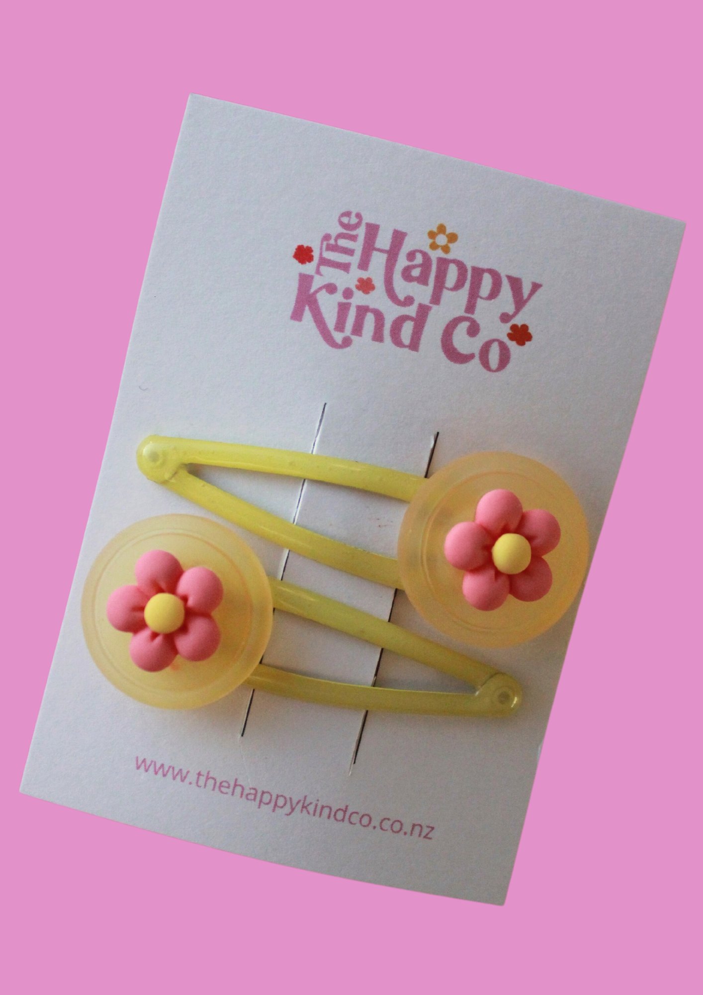 Yellow Blossom Clips 2 Pack