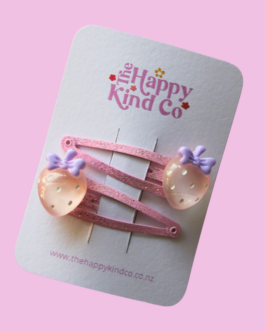 Glitter Berry Clips