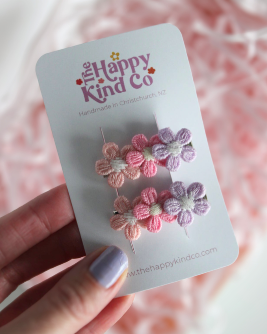 Pastel Garden Mini Clips