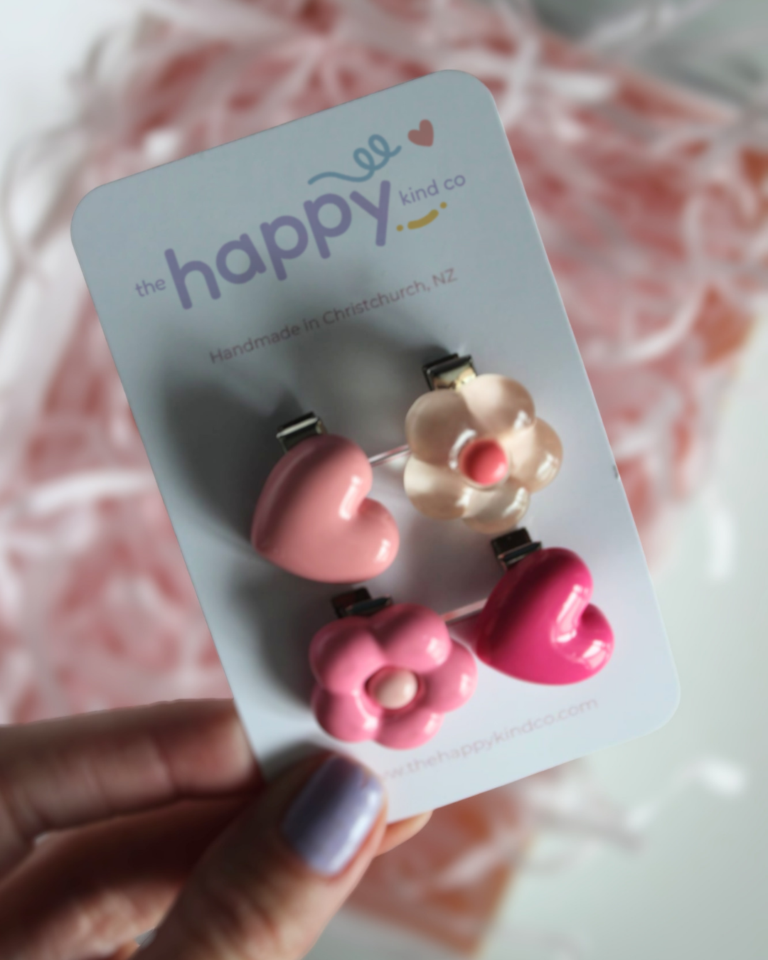 Pink Candy Clips Pops