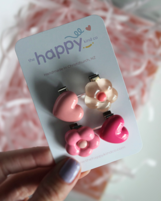 Pink Candy Clips Pops