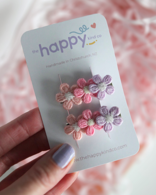 Pastel Garden Mini Clips