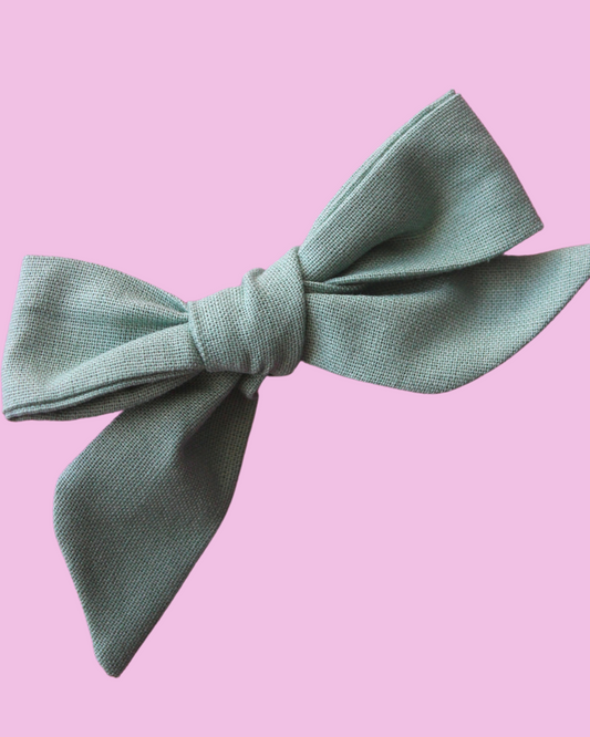 Soft Sage Victoria Bow