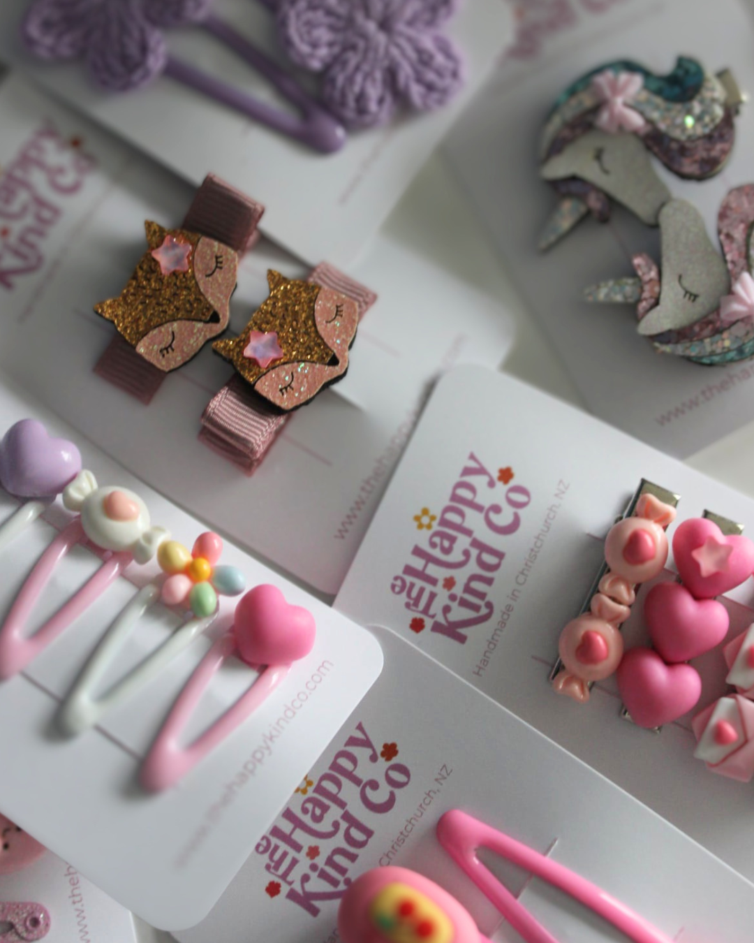 Rainbow Candy Mini Snap Clips