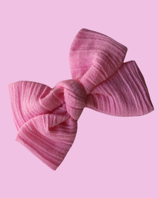 Candyfloss Cheesecloth Scrunch Bow
